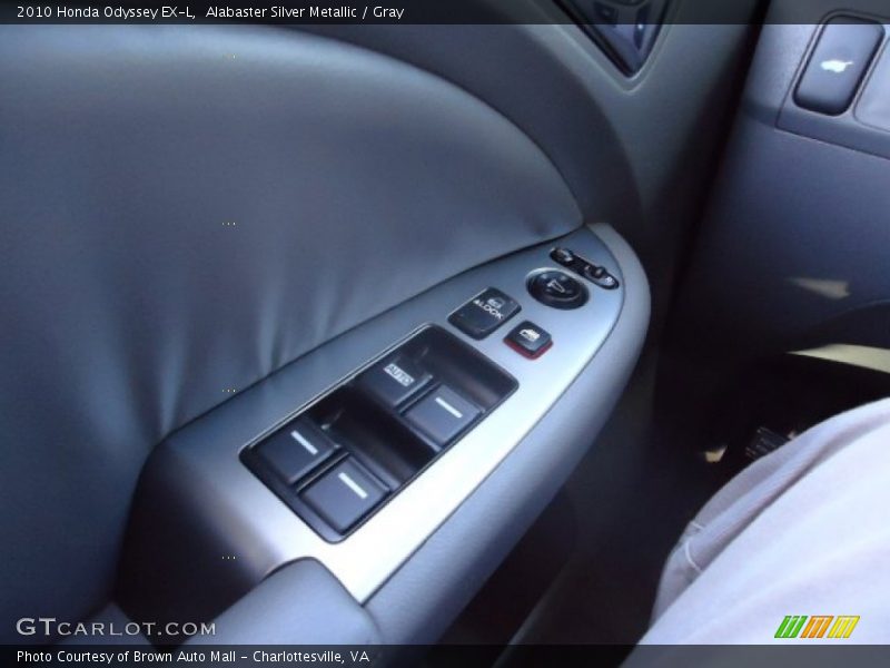 Alabaster Silver Metallic / Gray 2010 Honda Odyssey EX-L