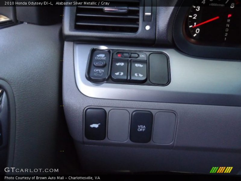 Alabaster Silver Metallic / Gray 2010 Honda Odyssey EX-L