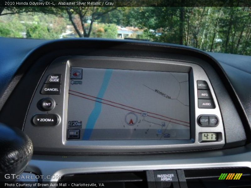 Alabaster Silver Metallic / Gray 2010 Honda Odyssey EX-L