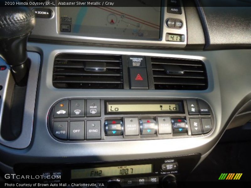 Alabaster Silver Metallic / Gray 2010 Honda Odyssey EX-L