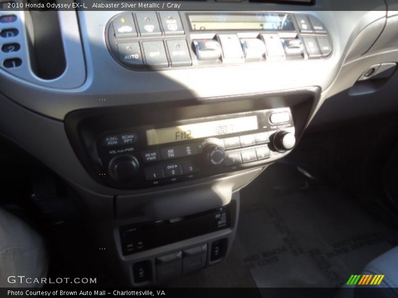 Alabaster Silver Metallic / Gray 2010 Honda Odyssey EX-L