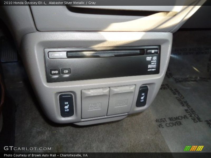 Alabaster Silver Metallic / Gray 2010 Honda Odyssey EX-L