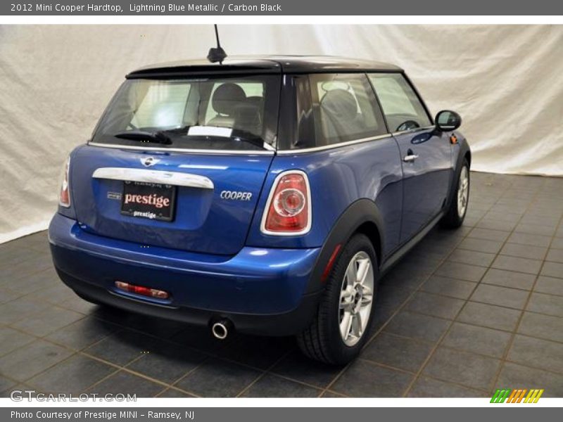 Lightning Blue Metallic / Carbon Black 2012 Mini Cooper Hardtop