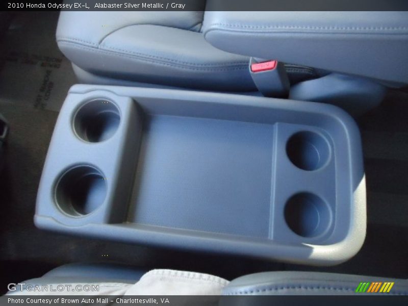 Alabaster Silver Metallic / Gray 2010 Honda Odyssey EX-L