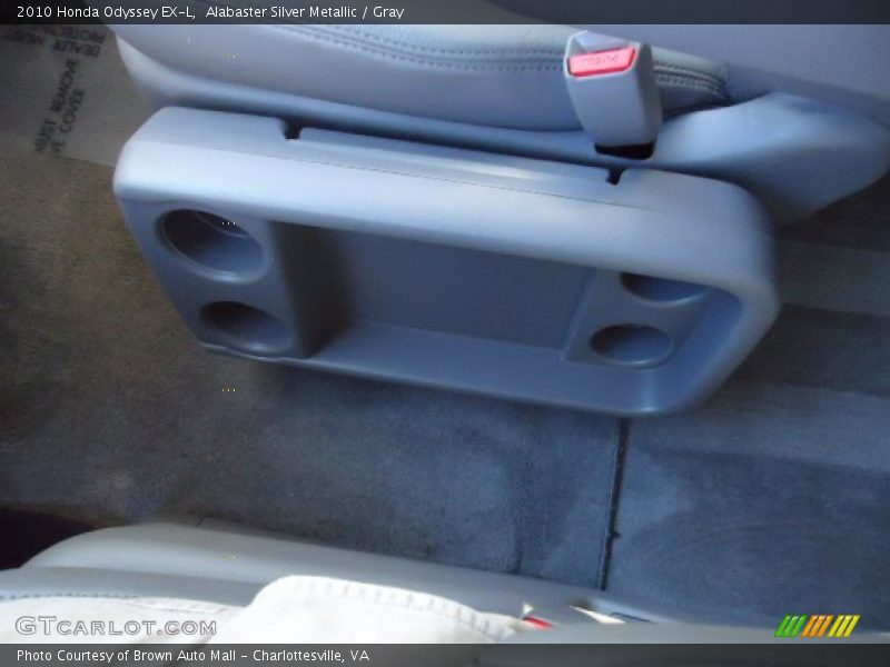 Alabaster Silver Metallic / Gray 2010 Honda Odyssey EX-L
