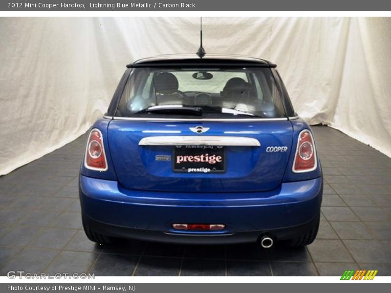 Lightning Blue Metallic / Carbon Black 2012 Mini Cooper Hardtop