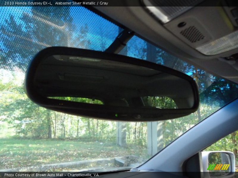 Alabaster Silver Metallic / Gray 2010 Honda Odyssey EX-L