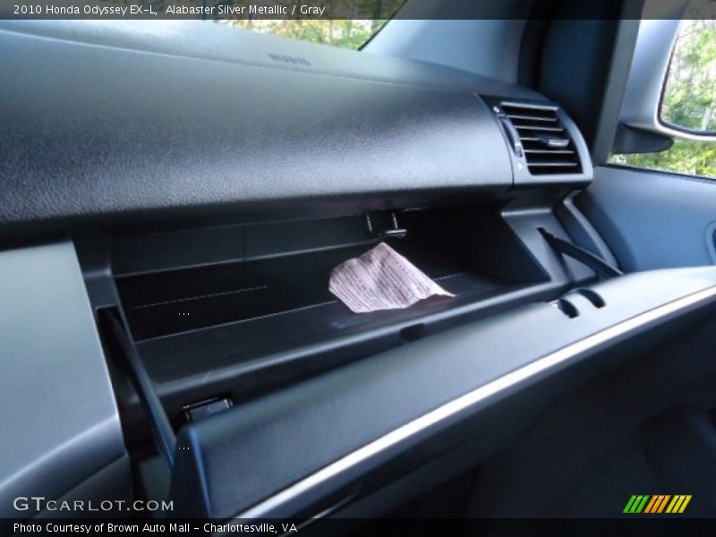 Alabaster Silver Metallic / Gray 2010 Honda Odyssey EX-L