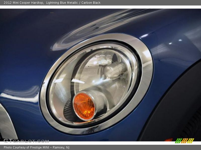Lightning Blue Metallic / Carbon Black 2012 Mini Cooper Hardtop