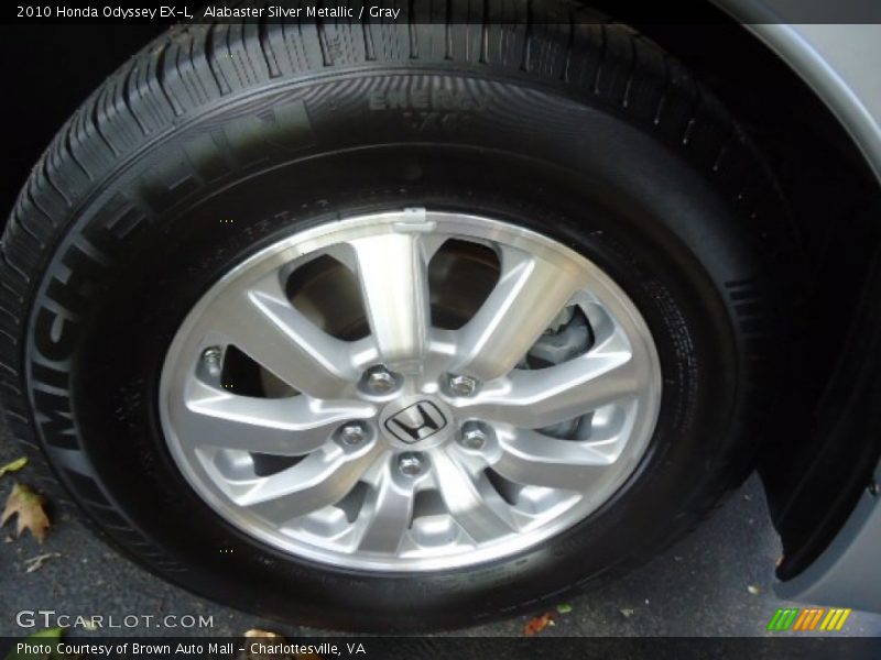 Alabaster Silver Metallic / Gray 2010 Honda Odyssey EX-L