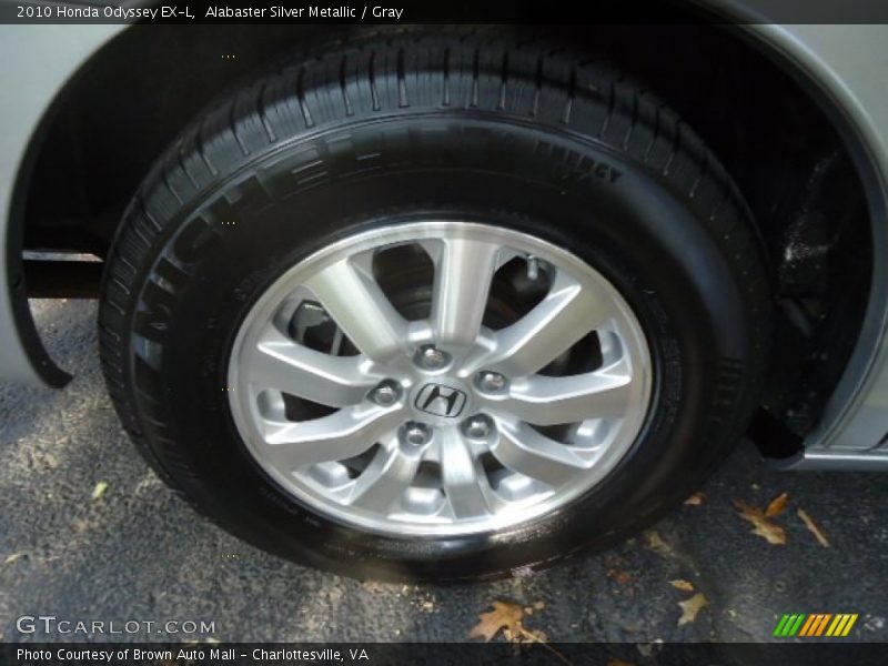 Alabaster Silver Metallic / Gray 2010 Honda Odyssey EX-L