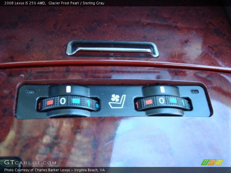 Glacier Frost Pearl / Sterling Gray 2008 Lexus IS 250 AWD