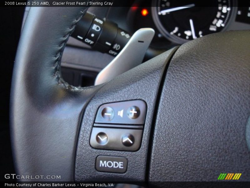 Glacier Frost Pearl / Sterling Gray 2008 Lexus IS 250 AWD