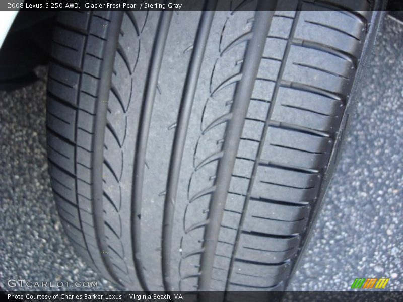 Glacier Frost Pearl / Sterling Gray 2008 Lexus IS 250 AWD