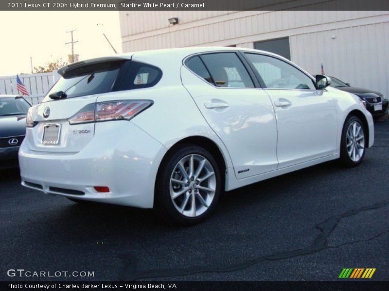 Starfire White Pearl / Caramel 2011 Lexus CT 200h Hybrid Premium