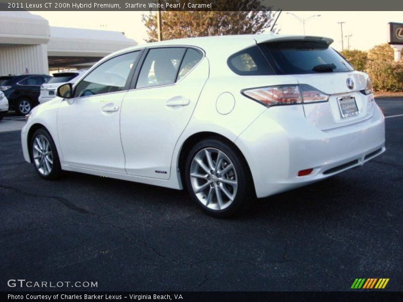Starfire White Pearl / Caramel 2011 Lexus CT 200h Hybrid Premium