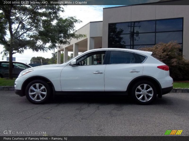 Moonlight White / Graphite 2008 Infiniti EX 35 Journey AWD