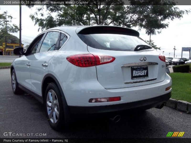 Moonlight White / Graphite 2008 Infiniti EX 35 Journey AWD
