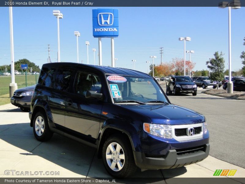 Royal Blue Pearl / Gray 2010 Honda Element EX
