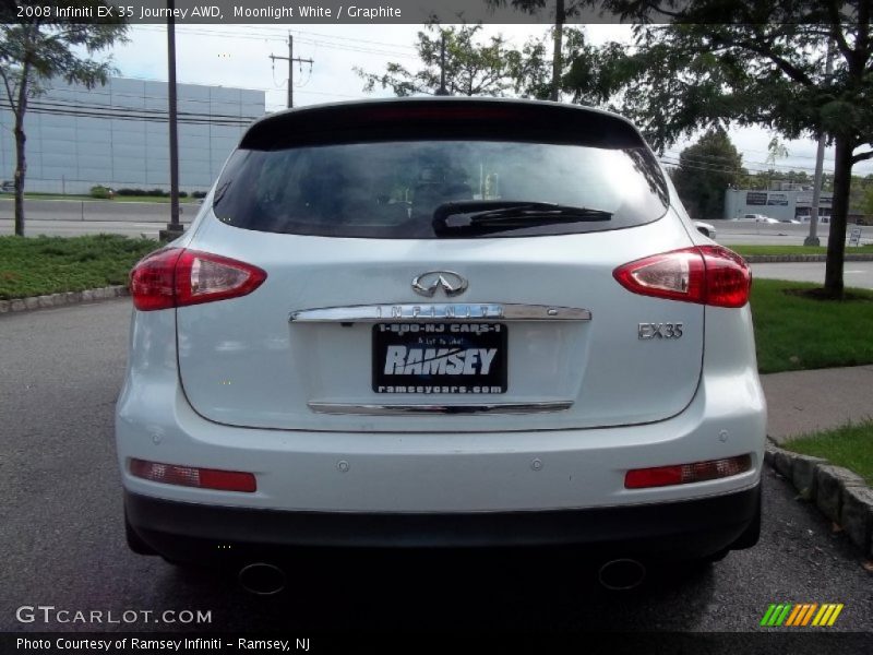 Moonlight White / Graphite 2008 Infiniti EX 35 Journey AWD