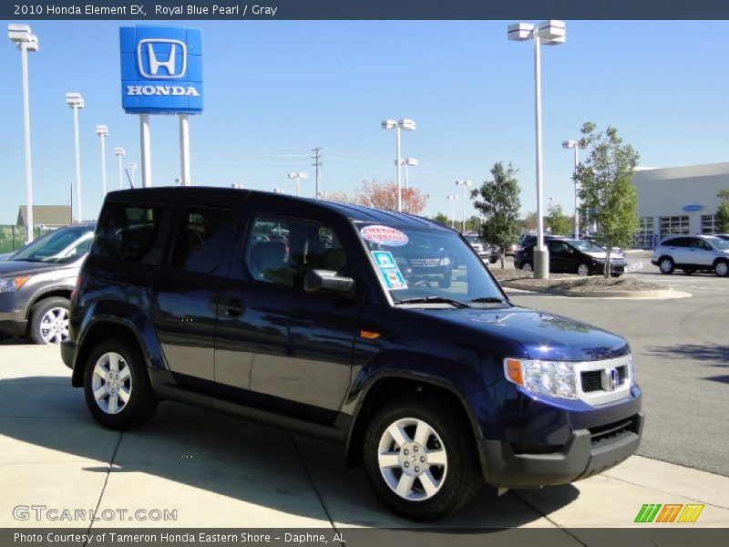 Royal Blue Pearl / Gray 2010 Honda Element EX
