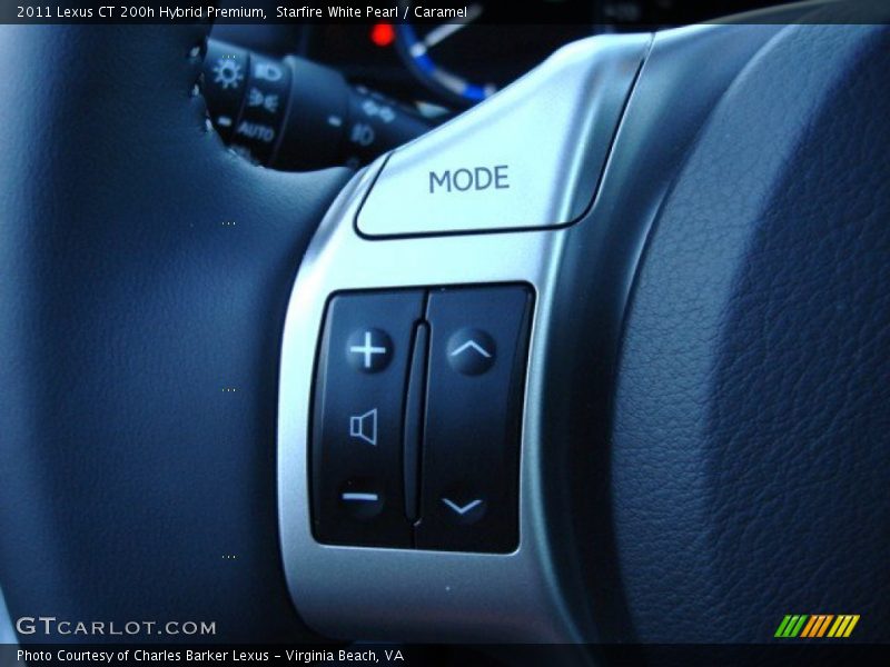 Controls of 2011 CT 200h Hybrid Premium