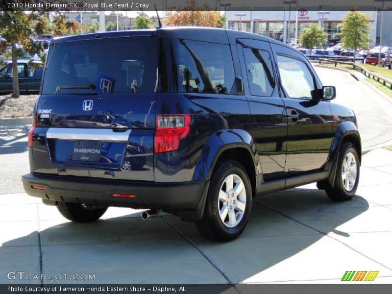 Royal Blue Pearl / Gray 2010 Honda Element EX
