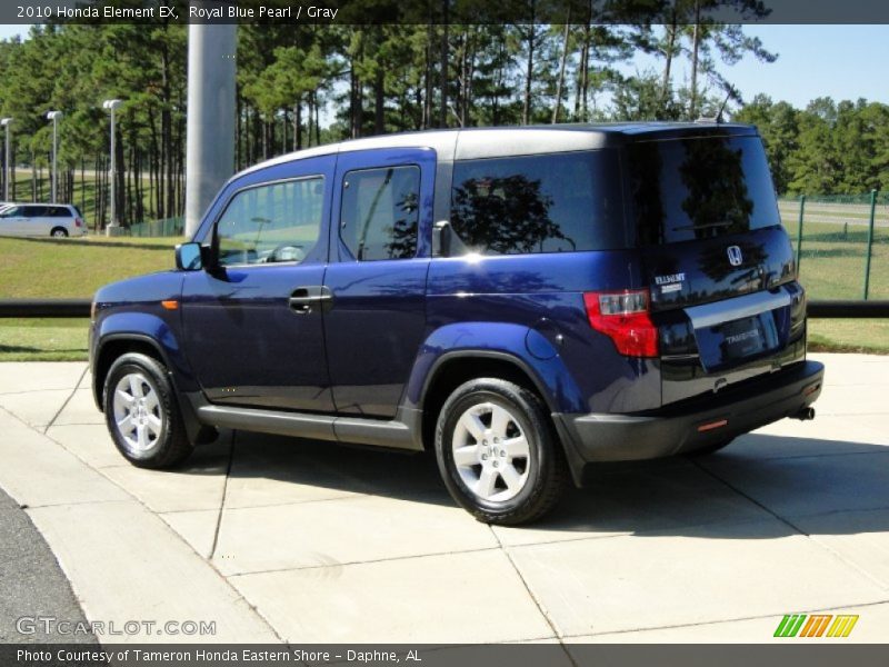 Royal Blue Pearl / Gray 2010 Honda Element EX