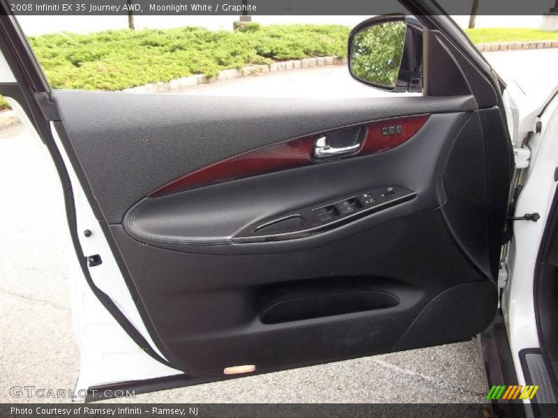 Moonlight White / Graphite 2008 Infiniti EX 35 Journey AWD