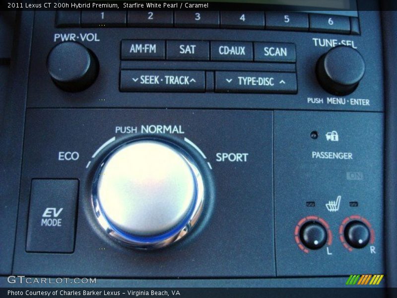 Controls of 2011 CT 200h Hybrid Premium