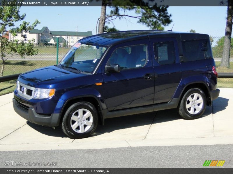 Royal Blue Pearl / Gray 2010 Honda Element EX