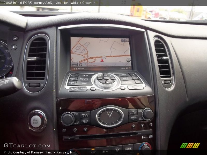 Moonlight White / Graphite 2008 Infiniti EX 35 Journey AWD