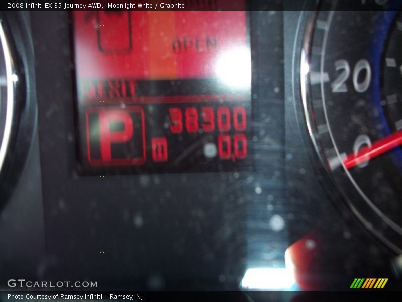 Moonlight White / Graphite 2008 Infiniti EX 35 Journey AWD