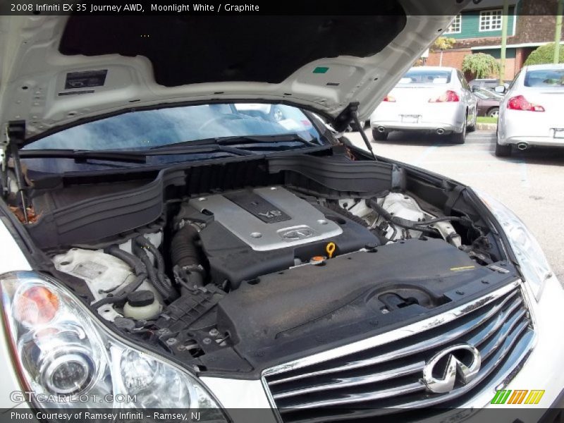 Moonlight White / Graphite 2008 Infiniti EX 35 Journey AWD