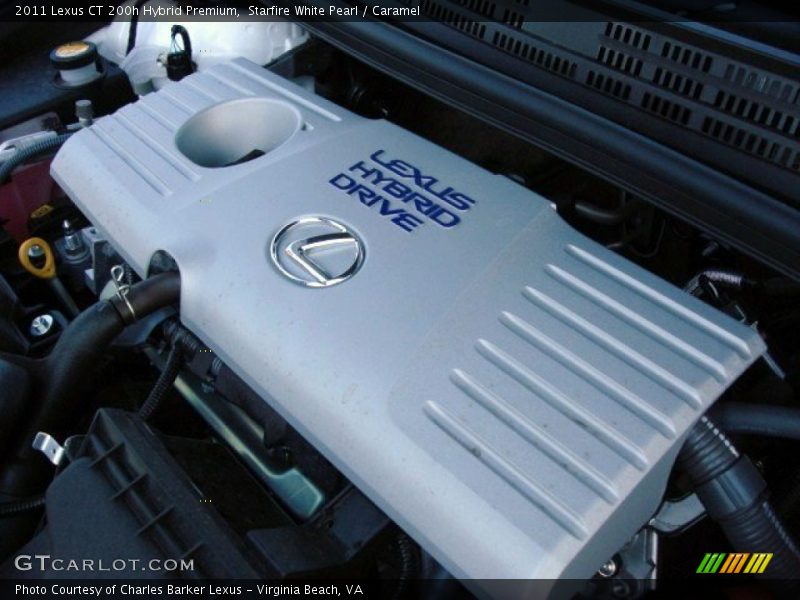  2011 CT 200h Hybrid Premium Engine - 1.8 Liter Atkinson Cycle DOHC 16-Valve VVT-i 4 Cylinder Gasoline/Electric Hybrid