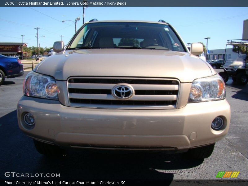 Sonora Gold Metallic / Ivory Beige 2006 Toyota Highlander Limited
