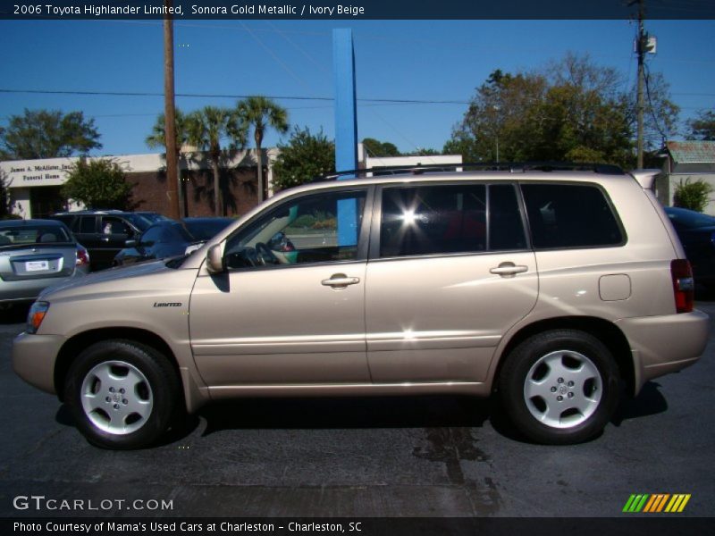 Sonora Gold Metallic / Ivory Beige 2006 Toyota Highlander Limited