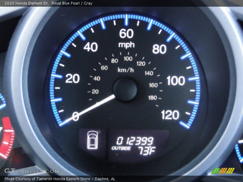 Royal Blue Pearl / Gray 2010 Honda Element EX