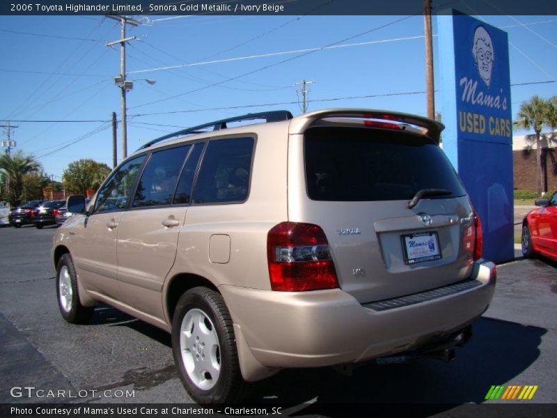 Sonora Gold Metallic / Ivory Beige 2006 Toyota Highlander Limited