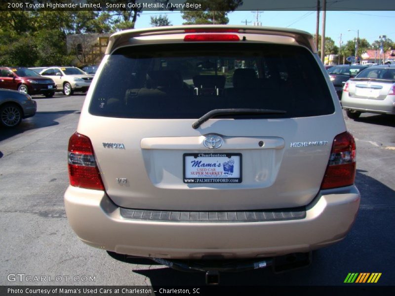 Sonora Gold Metallic / Ivory Beige 2006 Toyota Highlander Limited