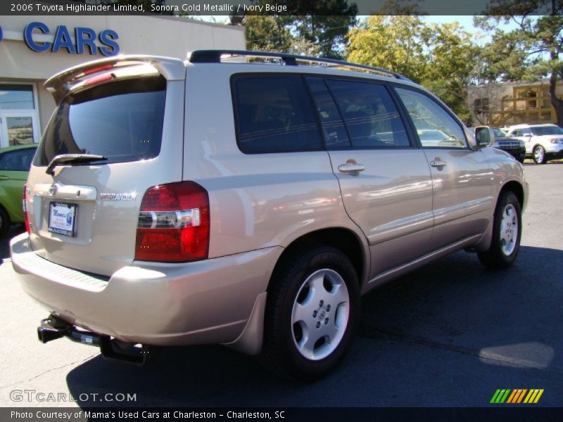 Sonora Gold Metallic / Ivory Beige 2006 Toyota Highlander Limited