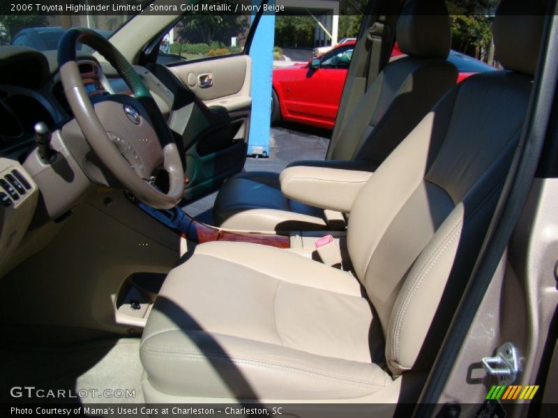 Sonora Gold Metallic / Ivory Beige 2006 Toyota Highlander Limited