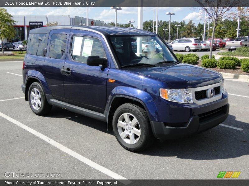 Royal Blue Pearl / Gray 2010 Honda Element EX