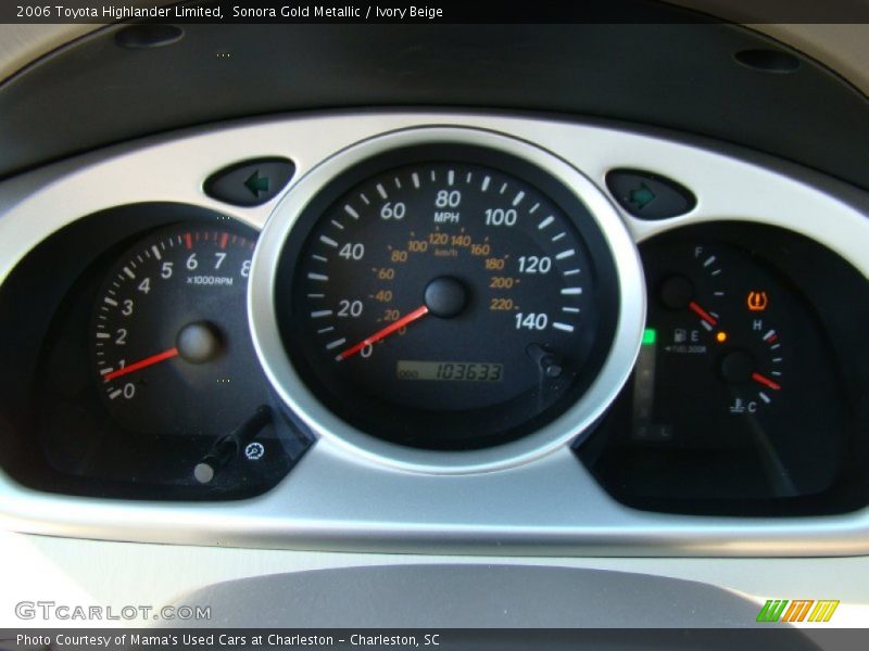 Sonora Gold Metallic / Ivory Beige 2006 Toyota Highlander Limited