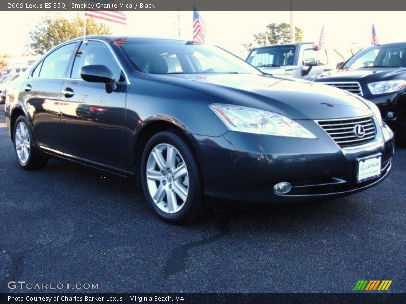 Smokey Granite Mica / Black 2009 Lexus ES 350
