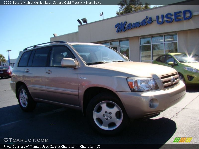 Sonora Gold Metallic / Ivory Beige 2006 Toyota Highlander Limited