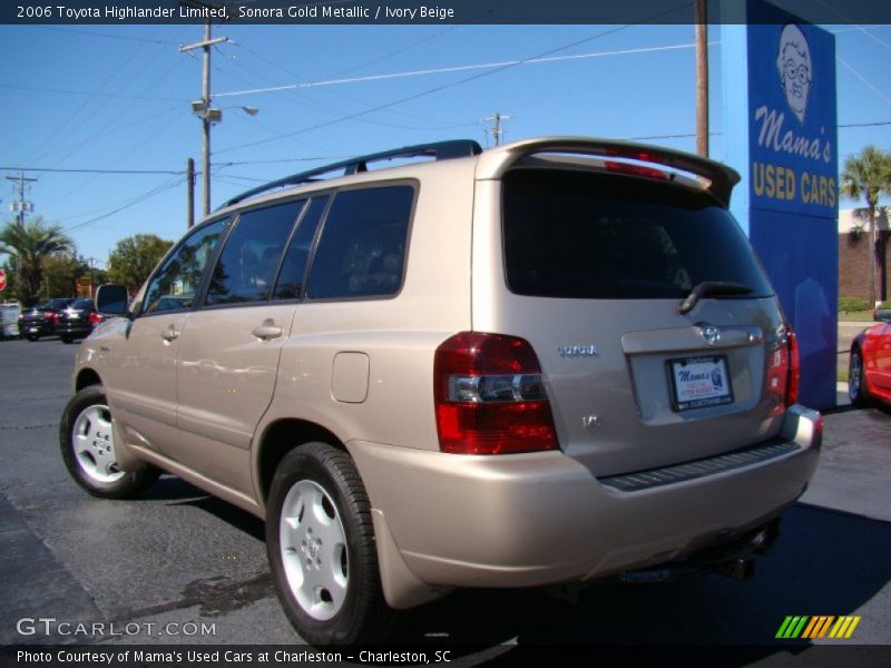 Sonora Gold Metallic / Ivory Beige 2006 Toyota Highlander Limited