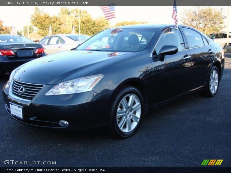 Smokey Granite Mica / Black 2009 Lexus ES 350