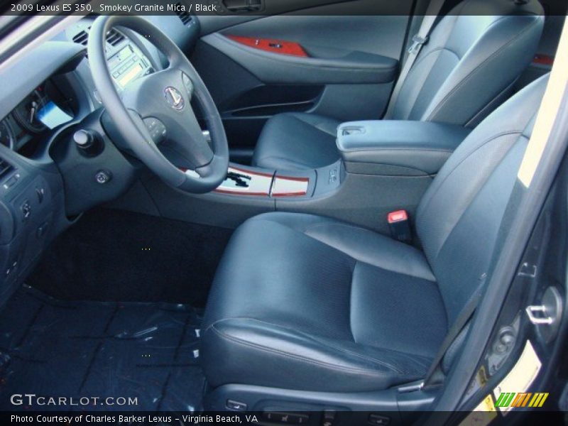 Smokey Granite Mica / Black 2009 Lexus ES 350