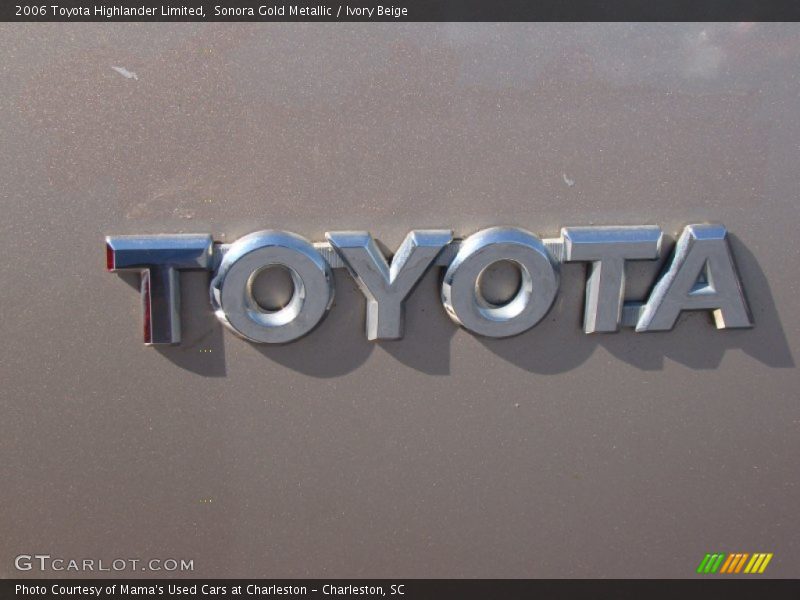 Sonora Gold Metallic / Ivory Beige 2006 Toyota Highlander Limited